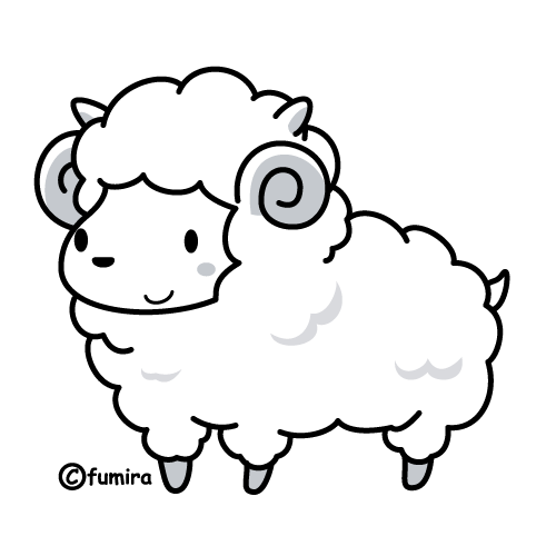 羊のイラスト