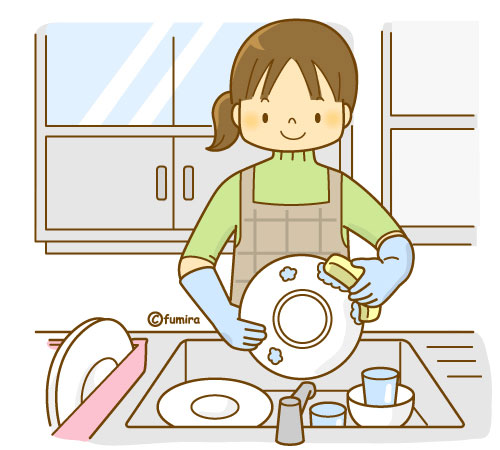 ホームヘルパー・家事・皿洗い（ソフト）