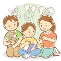 理科の本を読むこどもたちのイラスト(ソフト) 理科の本を読むこどもたちのイラスト(ソフト)