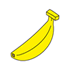 バナナ（カラー）