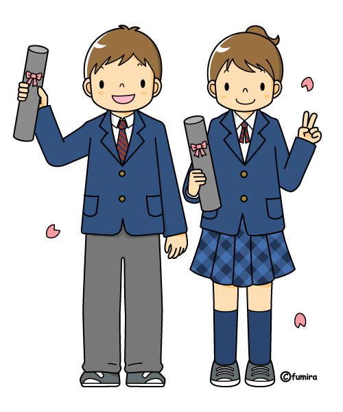 小学校 卒業式のイラスト カラー