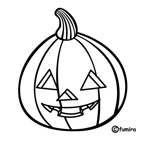 ハロウィン ジャック オ ランタンのイラスト