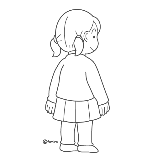 ���������Ă��鏗�̎q�̃C���X�g�i�ʂ肦�j