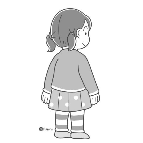 ���������Ă��鏗�̎q�̃C���X�g�i���m�N���j