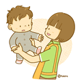 先生と赤ちゃん