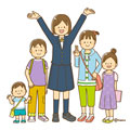 色々な年齢のこどもたち