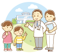 お医者さんと看護師さんと子どもたちのイラスト(ソフト) お医者さんと看護師さんと子どもたちのイラスト(ソフト)