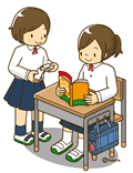 自習をする中学生(ソフト)