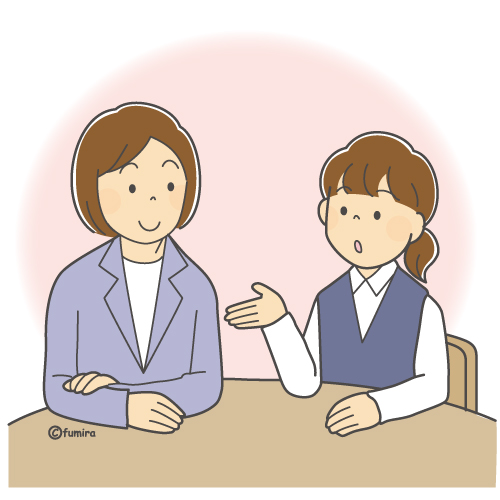 �搶��J�E���Z���[�ɑ��k���鏗�q���k�̃C���X�g�i�J���[�j